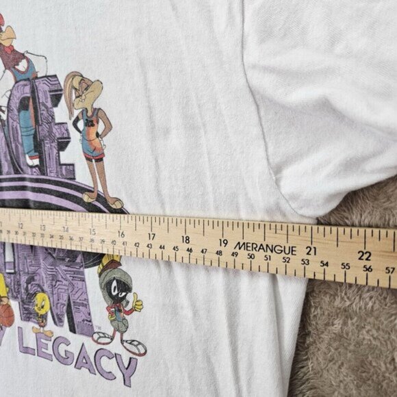 Space Jam A New Legacy Spell Out Graphic Print T-Shirt Men's Size L Short Sleeve - Picture 4 of 10